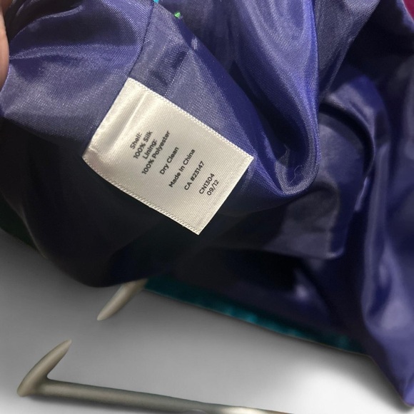 Talbots 100% silk Vibrant Multicolor‎ Striped Tank Top - Picture 3 of 4